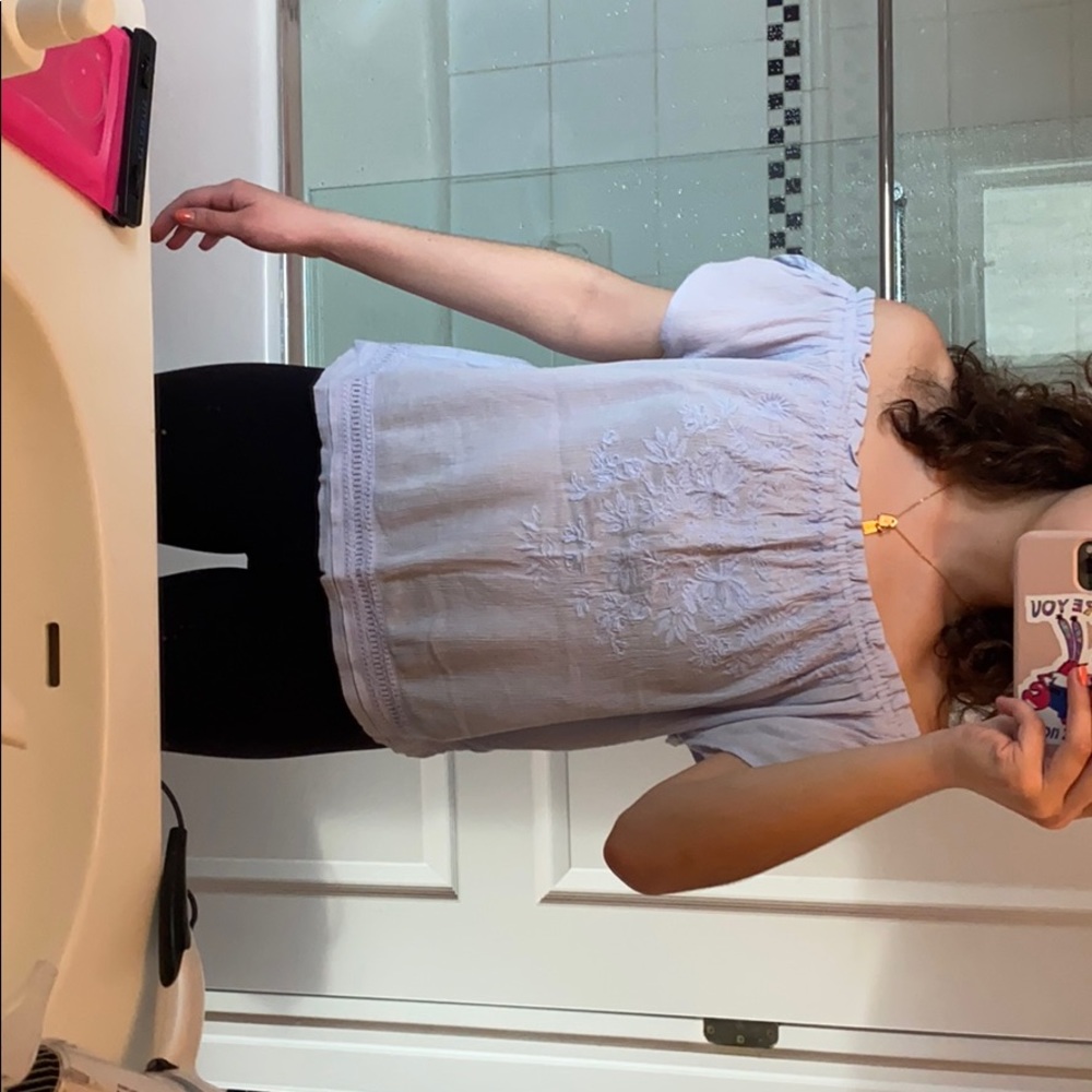 Off the shoulder Hollister shirt